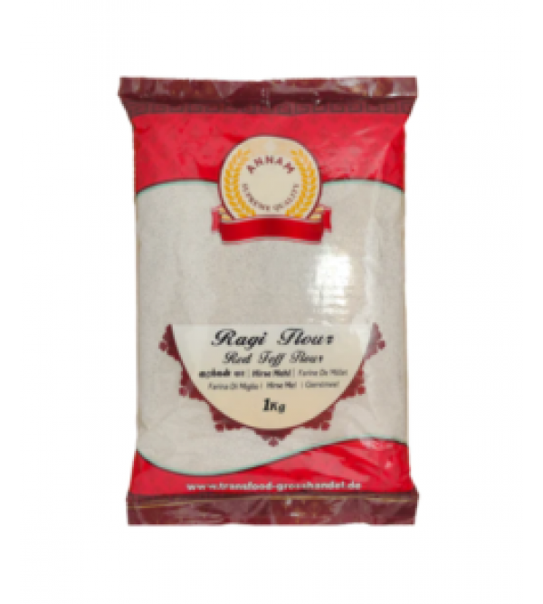 Anaam Ragi Flour (Red Teff) 1kg