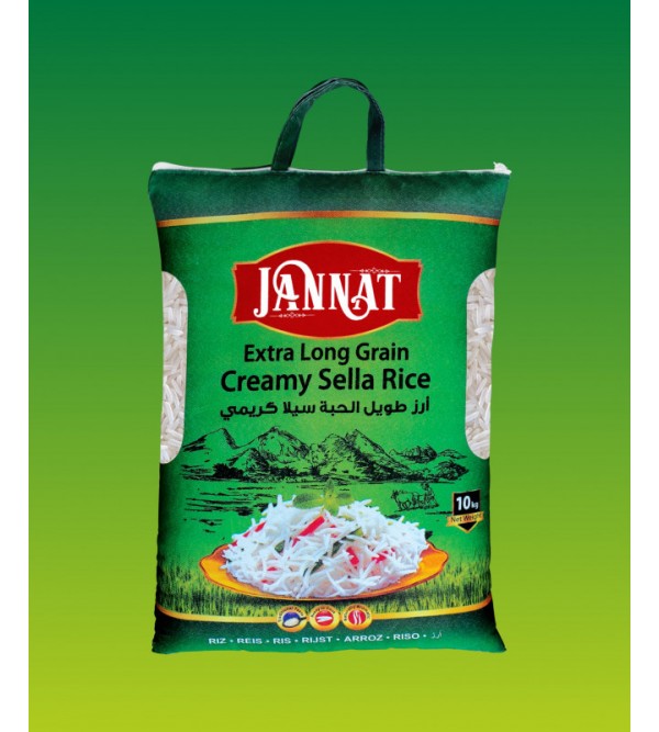 Jannat Creamy Sella Basmati Rice(10kg)