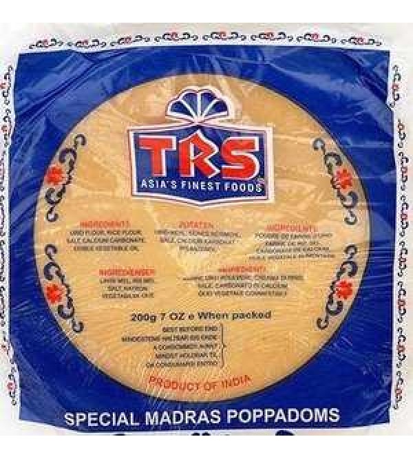 TRS Special Madras Poppadoms 200 g